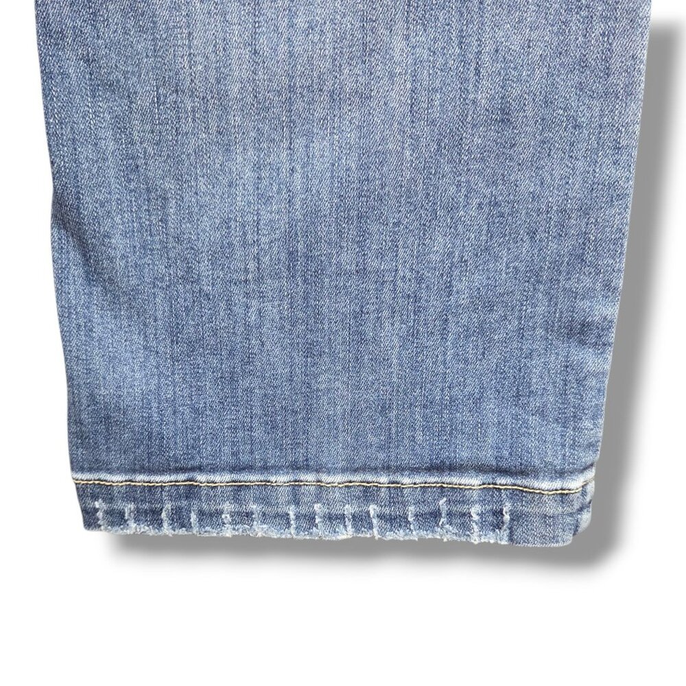 Judy Blue‎ Shauna Bootcut Jeans Womens 30 Mid Rise Braided Belt Loop - Picture 10 of 12